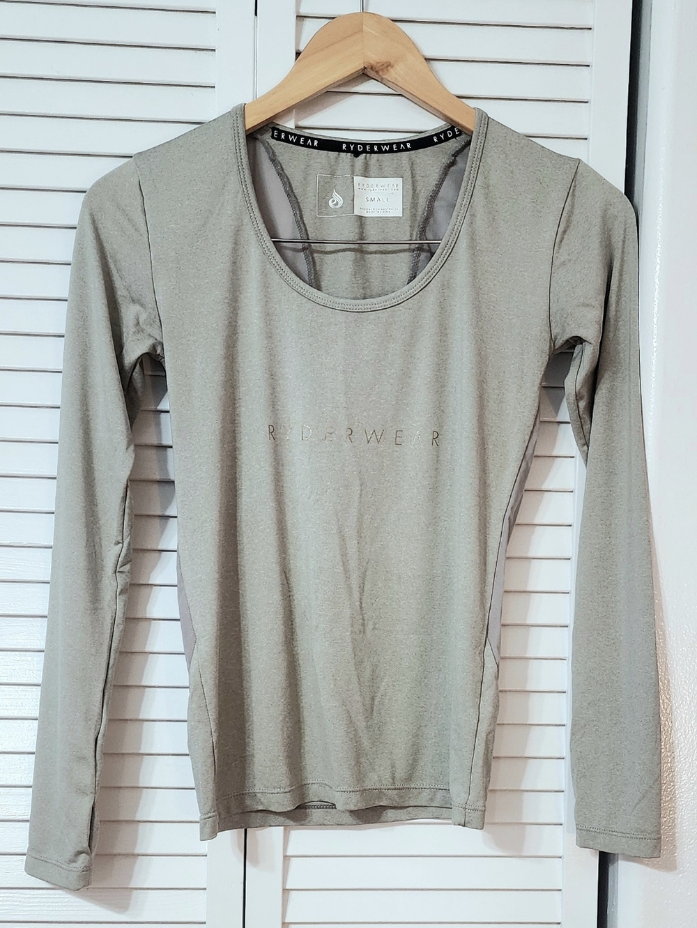Ryderwear Highway Long Sleeve Top Silver/Gray